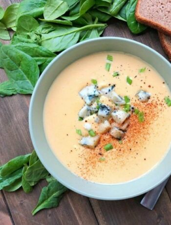 Нежный и вкусный тыквенно-сырный суп