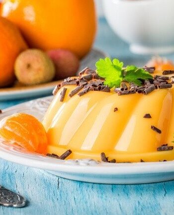 Десерт апельсиновая нежность