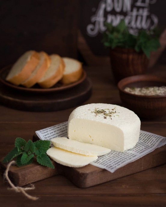 Домашний сыр из 3-х ингредиентов