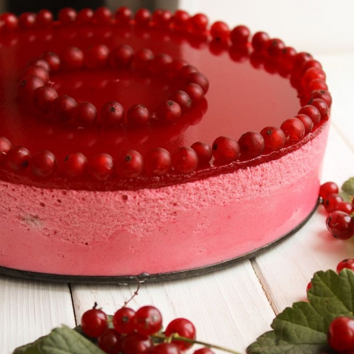 Муссовый торт Красная смородина — Фото рецепт | GOTOVIM