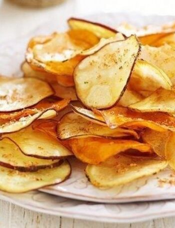 Пряные чипсы из сладкого картофеля