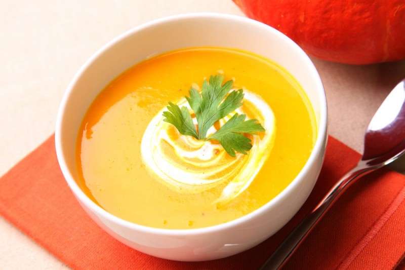 Тыквенно-сливочный суп с сыром