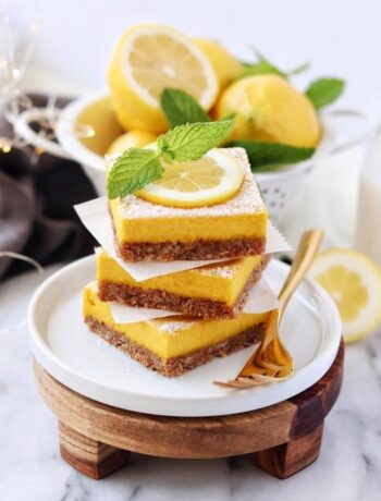 Веганское лимонное пирожное ⠀