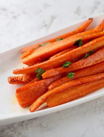 Запечённая морковь с мёдом