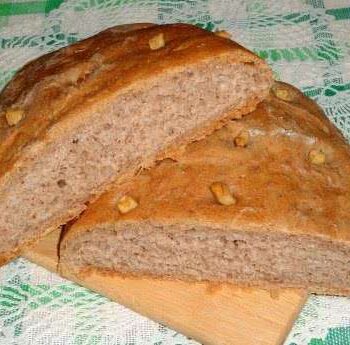 Воздушный ореховый хлеб