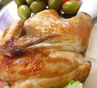 Курица в имбирно-чесночном маринаде, запеченная в духовке