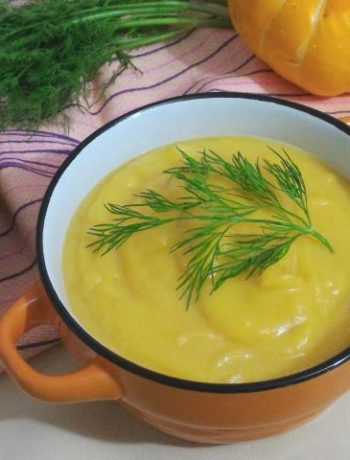 Картофельно-тыквенный суп-пюре