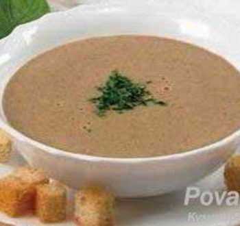 Видео-рецепт супа-пюре из печени