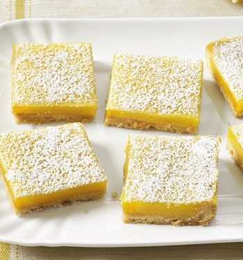Пирожные «Лимонная плитка»