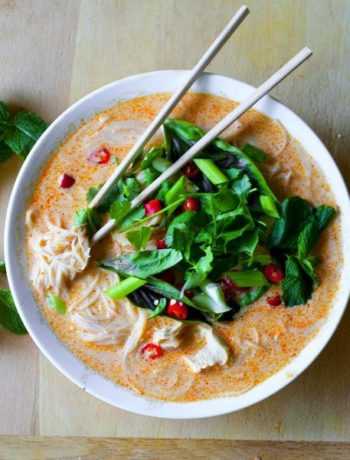 Тайский куриный суп по рецепту Джейми Оливера