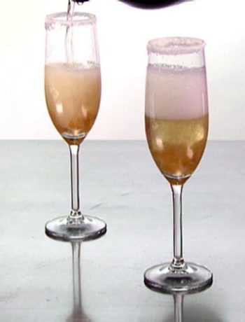 Коктейль с шампанским и имбирем