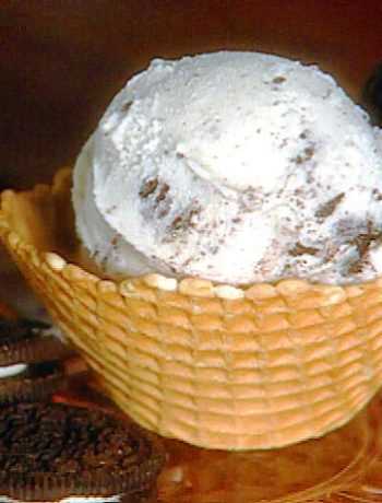 Домашнее мороженое с печеньем орео без мороженицы