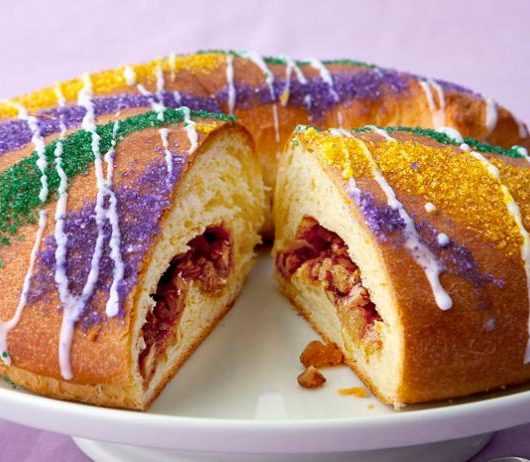 Американский пирог волхвов на праздник Марди Гра