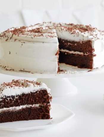 Шоколадный торт-безе «Зимнее настроение»