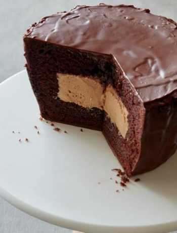 Шоколадный торт с арахисовой пастой