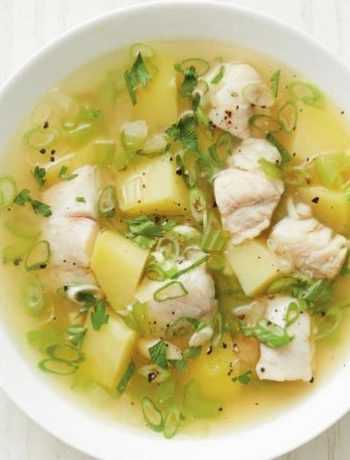 Острый рыбный суп по-карибски