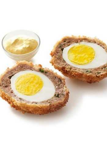 Яйца по-шотландски с горчичным соусом