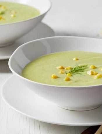 Сливочный суп с кукурузой и фенхелем