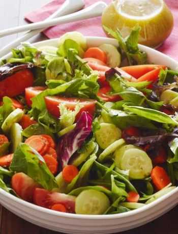 Лёгкий салат в итальянской заправке