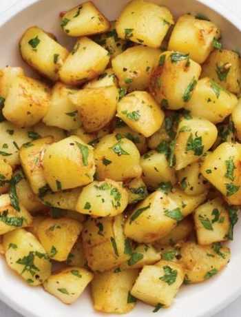 Лимонный картофель в духовке
