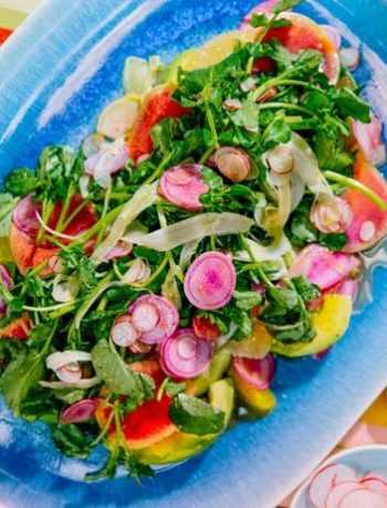 Весенний салат из редиса