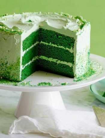 Торт «Зелёный бархат»