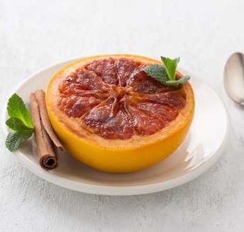 Запечённый грейпфрут – низкокалорийный десерт