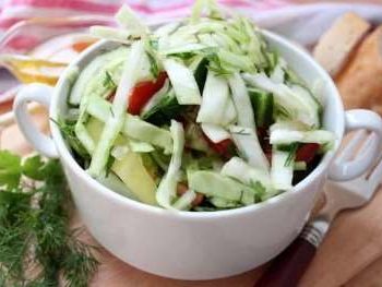 Капустный салат как в столовой рецепт с перцем