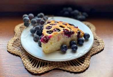 Пирог с виноградом рецепт в духовке