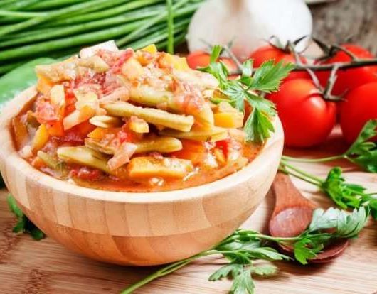 Лобио из стручковой фасоли на зиму