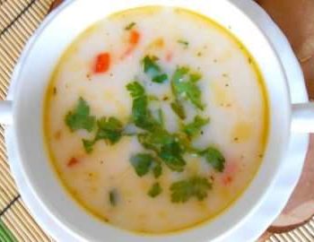 Как приготовить суп с плавленным сыром