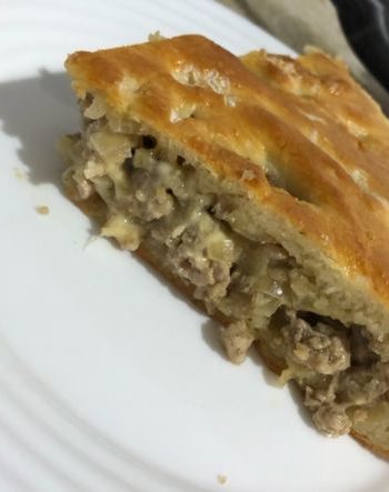 Пирог «Мясоежка» – пошаговый рецепт