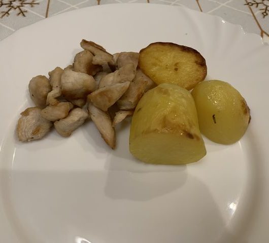 Вкусный запеченный картофель с индейкой – пошаговый рецепт