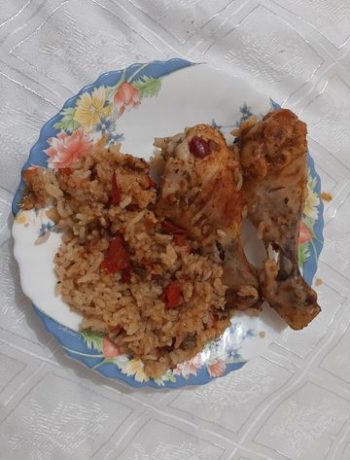 Сочная курица с паприкой и рисом – пошаговый рецепт