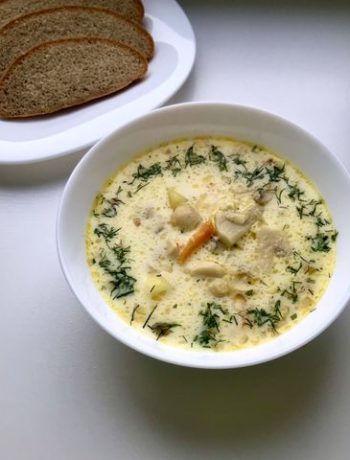 Сырный супчик с шампиньонами – пошаговый рецепт