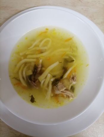 Полезный куриный суп с домашней лапшой – пошаговый рецепт