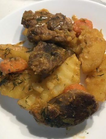 Жаркое из мяса косули и картофеля – пошаговый рецепт