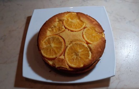 Пирог с апельсином и кукурузной мукой – пошаговый рецепт
