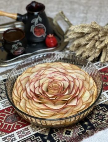 Яблочная роза – пошаговый рецепт