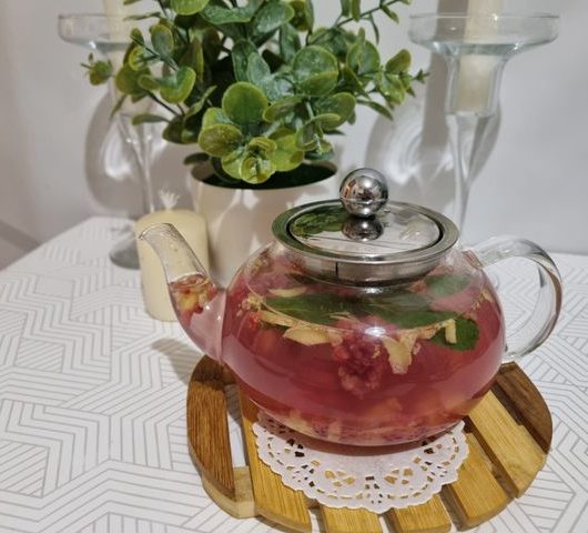 Нечайный чай с согревающей малиной – пошаговый рецепт