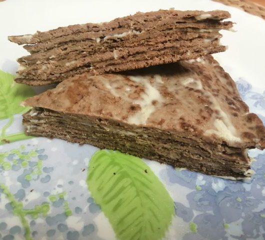 Тортик печеночный «Половинка» – пошаговый рецепт