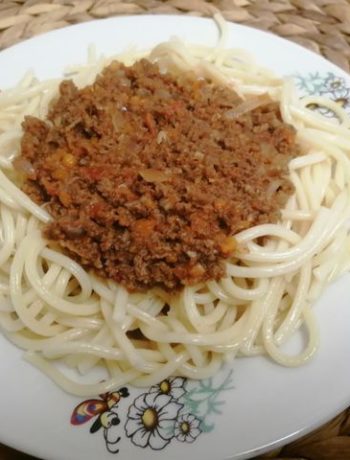 Спагетти с соусом «А-ля болоньезе» – пошаговый рецепт