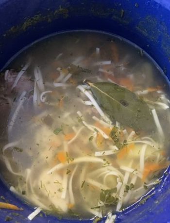 Суп-лапша с хреном – пошаговый рецепт