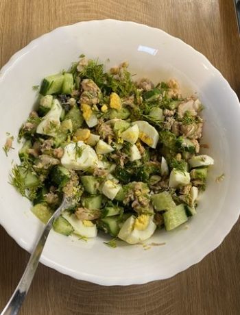Рыбный салат «Весна» – пошаговый рецепт