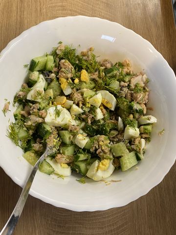 Рыбный салат «Весна» – пошаговый рецепт