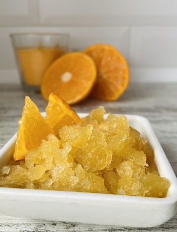 Апельсиновый сорбет – пошаговый рецепт