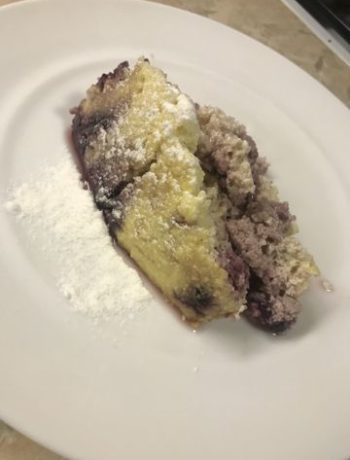 Запеканка с черной смородиной на десерт – пошаговый рецепт