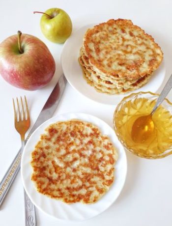 Финские творожно-яблочные лепешки – пошаговый рецепт