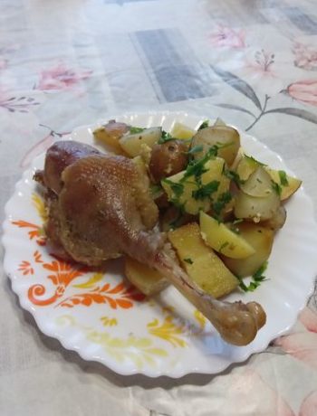 Картошка по-деревенски с мясом
