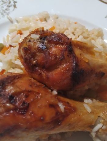 Куриные голени запеченные с гарниром – пошаговый рецепт